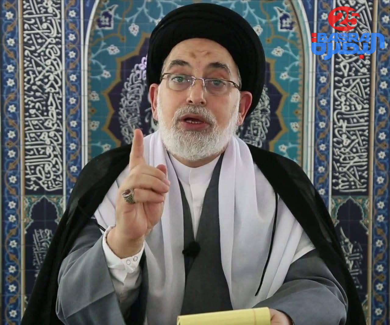 خطيب جمعة النجف “صدر الدين القبانجي”: احتفالات رأس السنة الميلادية إذا كانت ترويجاً لغير الإسلام فهي “محرّمة”.