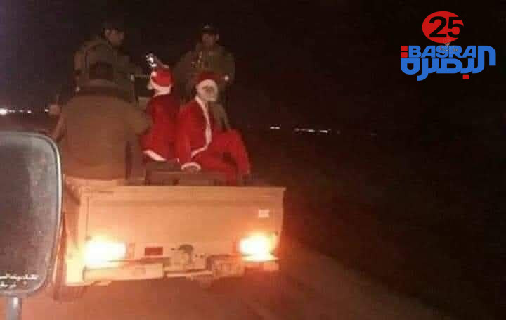 بعد قدومه بتعيينات الخريجين … اعتقال بابا نويل أثناء قدومه حاملاً معه هدية تعيينات خريجي المجموعة الطبية والصحية