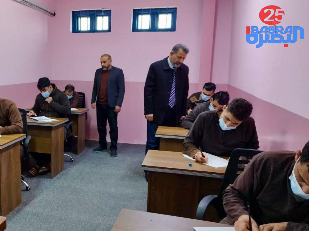انطلاق امتحانات نصف السنة في متوسطة إرادة التغيير داخل سجن الناصرية المركزي بالتعاون مع تربية ذي قار