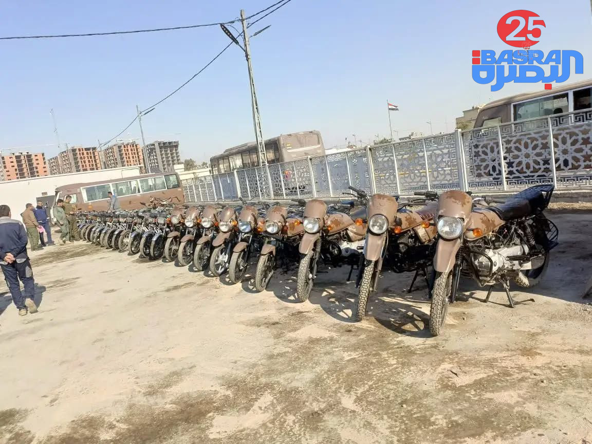 قوات الحدود العراقية تُجهّز المخافر بدراجات نارية لتعزيز الأداء الأمني والإداري