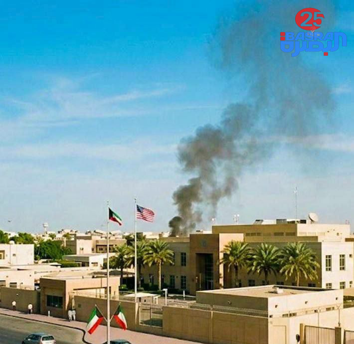 الق—–صف الإيراني على السفارة الامر—-يكية في الكويت