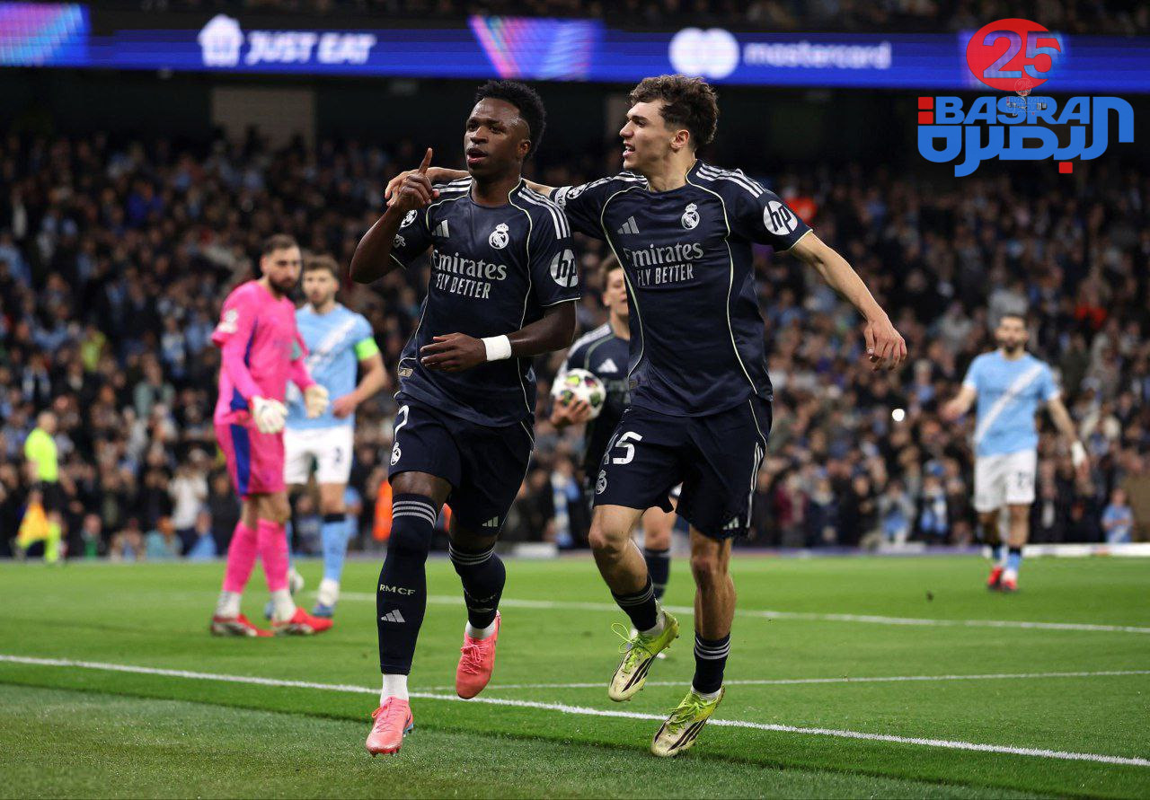 نادي ريال مدريد يتأهل إلى ربع النهائي من دوري أبطال أوروبا بعد فوزة على مان سيتي بمجموع المبارتين 1-5