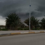 بالصورة .. اعصار في محافظة واسط نتيجة تدهور الحالة الجوية