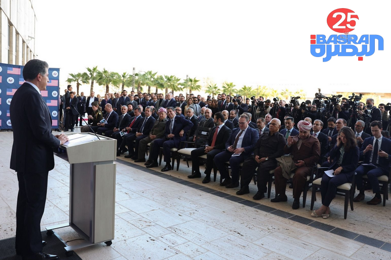 بارزاني: افتتاح القنصلية الأمريكية الجديدة في أربيل يعكس مكانة العراق لدى الولايات المتحدة.
